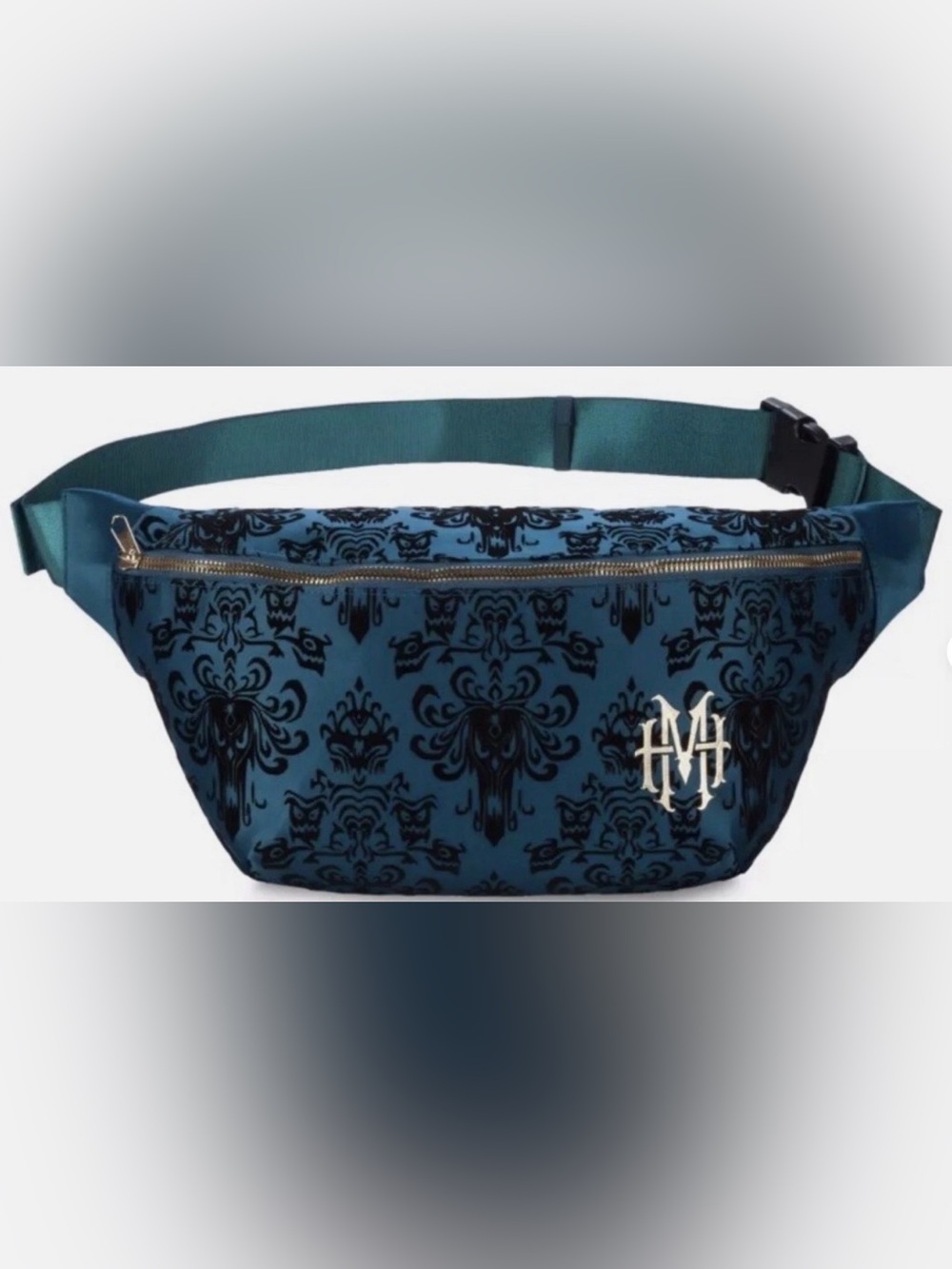 NWT Disney Parks Haunted Mansion wallpaper large Fanny pack